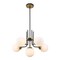 Z-Lite Parsons 6 Light Chandelier, Matte Black, Olde Brass & Opal 477-6MB-OBR - alternate 7